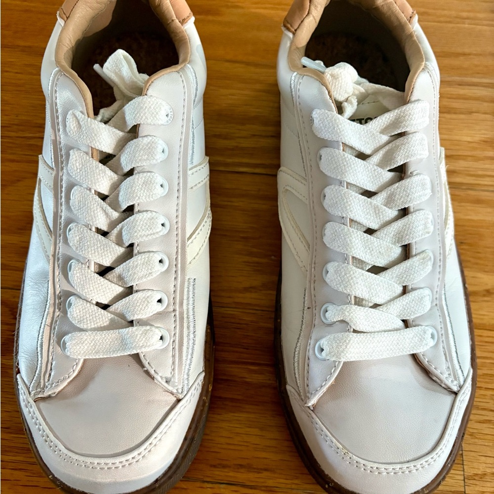 Tretorn White Leather Sneakers